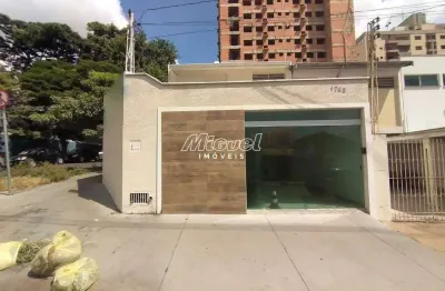 Casa comercial, para aluguel, 3 quartos, cidade alta - piracicaba