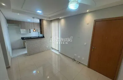 Apartamento, para aluguel, 2 quartos, condomínio edifício parque piazza verona, dois córregos - piracicaba