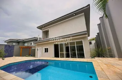 Casa em condomínio, 475m² à venda, loteamento residencial reserva do engenho - piracicaba 4 quartos - residencial reserva do engenho