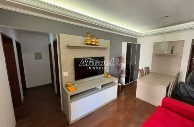 Apartamento, 77m² para aluguel, paulicéia - piracicaba 3 quartos - condomínio residencial guaracy