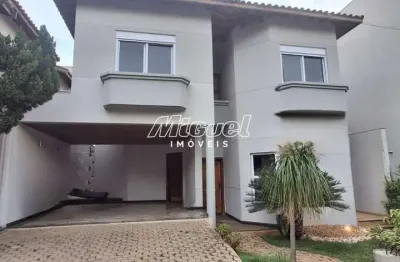 Casa em condomínio, 217,7m² para aluguel, piracicamirim - piracicaba 4 quartos - condomínio village de lions