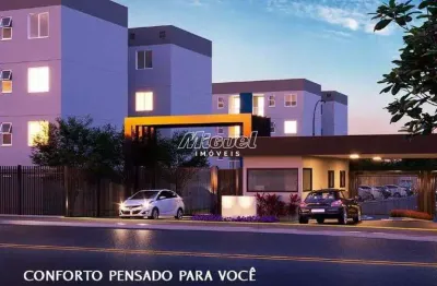 Apartamento, 41,09m² à venda, vila sonia - piracicaba 2 quartos - quebec residence