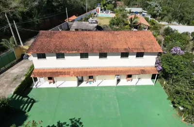 Residencial com 1.000 m² em área rural à venda com 4 sobrados de 70 m² cada me césar de souza, mogi das cruzes, sp