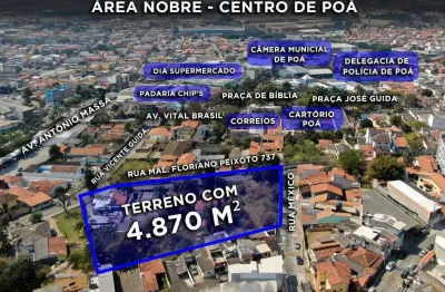 Oportunidade única em poá/sp: área para construção de prédios!