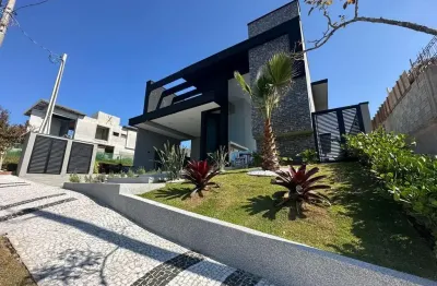 Residencial granja anita - casa térrea alto padrão à venda no condomínio granja anita em mogi das cruzes, com 4 suítes com closet.