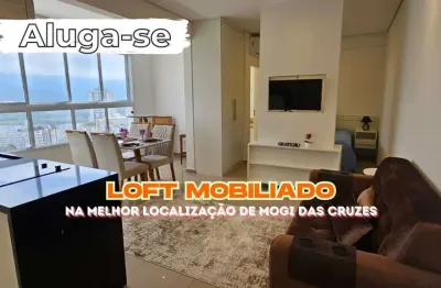 Trend loft nova mogilar - apartamento loft mobiliado para alugar na melhor localização de mogi das cruzes, sp.