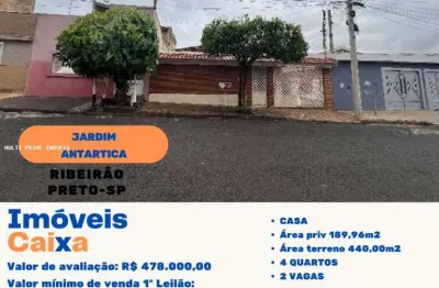 Casa para venda em ribeirão preto, jardim antártica, 4 dormitórios, 3 banheiros, 2 vagas