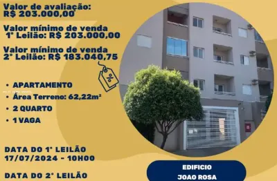 Apartamento para venda em ribeirão preto, residencial e comercial palmares, 2 dormitórios, 1 banheiro, 1 vaga