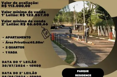 Apartamento para venda em ribeirão preto, parque dos lagos, 2 dormitórios, 1 banheiro, 1 vaga