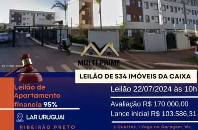 Apartamento para venda em ribeirão preto, residencial parque dos servidores, 2 dormitórios, 1 banheiro, 1 vaga