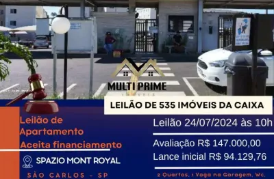 Apartamento para venda em são carlos, distrito industrial miguel abdelnur, 2 dormitórios, 2 banheiros, 1 vaga
