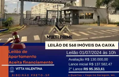 Apartamento para venda em ribeirão preto, valentina figueiredo, 2 dormitórios, 1 banheiro, 1 vaga