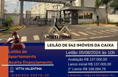 Apartamento para venda em ribeirão preto, valentina figueiredo, 2 dormitórios, 1 banheiro, 1 vaga