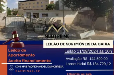 Apartamento para venda em campinas, jardim garcía, 2 dormitórios, 1 banheiro, 2 vagas