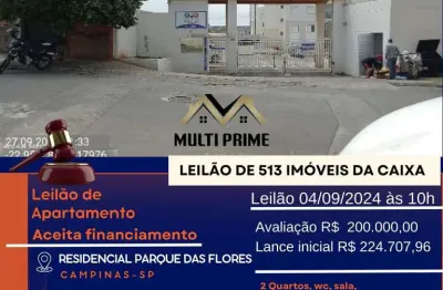 Apartamento para venda em campinas, jardim novo maracanã, 2 dormitórios, 1 banheiro, 1 vaga