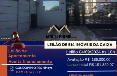 Apartamento para venda em campinas, parque universitario de viracopos, 2 dormitórios, 1 banheiro, 1 vaga
