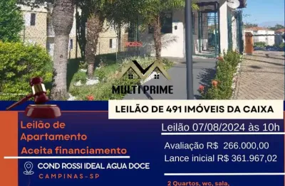Apartamento para venda em campinas, vila marieta, 2 dormitórios, 1 banheiro, 1 vaga