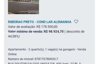 Apartamento para venda em ribeirão preto, jardim doutor paulo gomes romeo, 2 dormitórios, 1 banheiro, 1 vaga