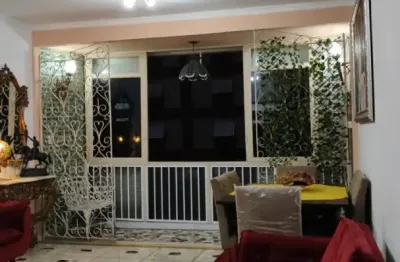 Apartamento à venda com 2 dormitórios mais dependência e vaga de garagem no bairro da aparecida/santos