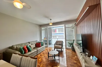 Apartamento à venda com 2 dormitórios mais dependência e vaga de garagem no bairro da aparecida/santos