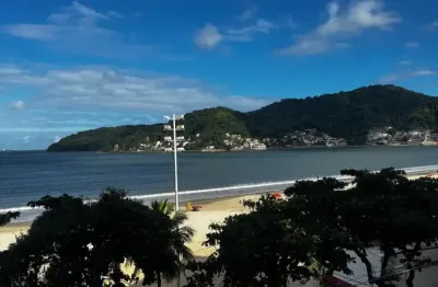 Kitnet à venda com vista para o mar e porteira fechada no centro de são vicente