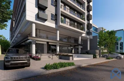 Apartamento de 2 dormitórios com uma vaga à beira mar com lazer completo.