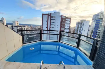Cobertura na pituba - 1 quarto mobiliado com vista mar - piscina privativa