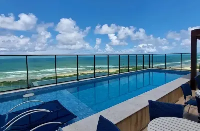 Aluguel no smart orla - 1/4 em piatã - mobiliado - vista mar - infra completa