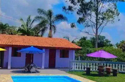 Rancho pôr do sol seu lazer em um espaço familiar - santa isabel/sp