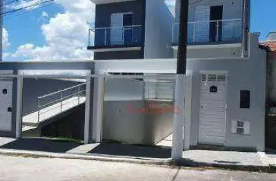 Sobrado novo com fino acabamento à venda, 175 m² por r$ 850.000 - jardim planalto - arujá/sp