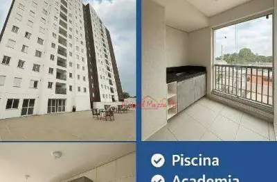 Apartamento com 2 dormitórios para alugar, 58 m² por r$ 3.680,92/mês - nova arujá - arujá/sp