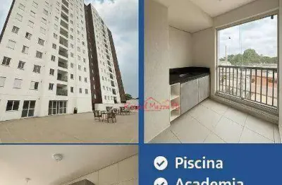 Apartamento com 2 dormitórios à venda, 58 m² por r$ 484.000,00 - nova arujá - arujá/sp