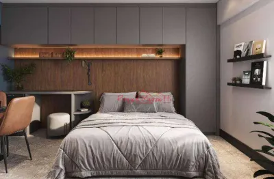 Studio com 1 dormitório à venda, 22 m² por r$ 270.000,00 - condomínio edifício atual - arujá/sp