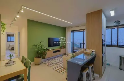 Apartamento 2 quartos, 2 vagas com vista panorâmica no santa efigênia