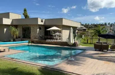 Casa com 7 quartos e lazer completo no aldeias do lago