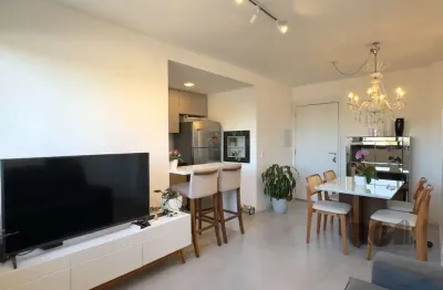Apartamento mobiliado 2 dormitórios transformado em 1 dormitório, junto ao menin