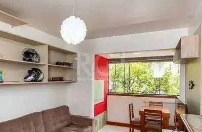 Apartamento para venda - 43m², semi mobiliado, 1 dormitório, churrasqueira e 1 v