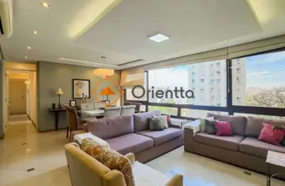 Apartamento alto padrão mobiliado, com 3 quartos para alugar, 134m² no bairro ri