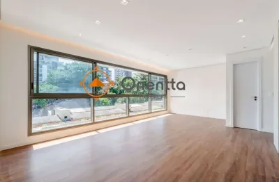 Apartamento semimobiliado com 116m² privativos, 3 suítes e 2 vagas no bairro rio