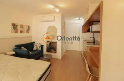 Apartamento mobiliado com 1 quarto e 25m² para alugar no moinhos de vento