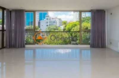 Apartamento com 3 quartos, 3 suítes, semimobiliado para alugar, 161m² - moinhos