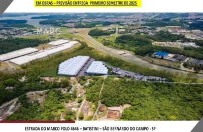 Barracão / galpão / depósito para alugar na estrada marco polo, batistini, são bernardo do campo, 2534 m2 por r$ 88.666