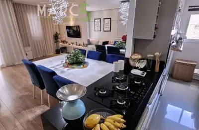 Apartamento com 2 quartos à venda na avenida nossa senhora de fátima, jordanópolis, arujá, 68 m2 por r$ 760.000