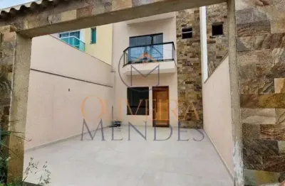 Excelente - triplex - 3 suites - 2 vagas - lavabo - quintal - jardim dos alfineiros  - ca418
