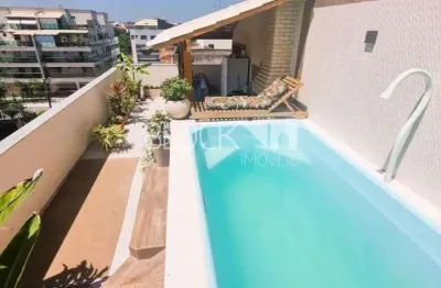 Recreio dos bandeirantes | cobertura 4 quartos, sendo 4 suites
