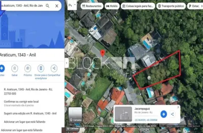 Terreno à venda na Rua Araticum, --, Anil, Rio de Janeiro