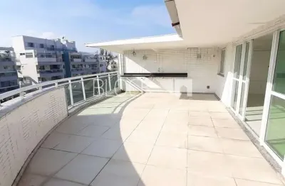 Recreio dos bandeirantes | cobertura 4 quartos, sendo 4 suites