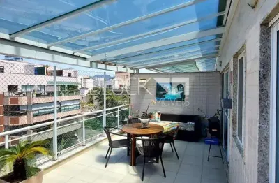 Recreio dos bandeirantes | cobertura 3 quartos, sendo 1 suite