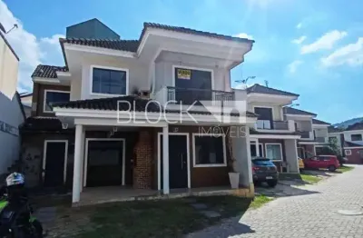 Freguesia (jacarepaguá) | casa de condomínio 3 quartos, sendo 3 suites