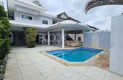 Barra da tijuca | casa de condomínio 5 quartos, sendo 3 suites